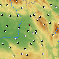 Nearby Forecast Locations - Opočno - Carte
