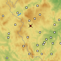 Nearby Forecast Locations - Planá - Carte