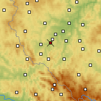 Nearby Forecast Locations - Staňkov - Carte