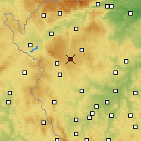 Nearby Forecast Locations - Teplá - Carte