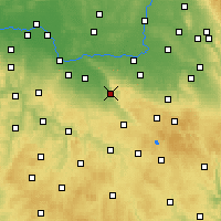 Nearby Forecast Locations - Třemošnice - Carte