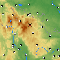 Nearby Forecast Locations - Vrbno pod Pradědem - Carte