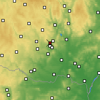 Nearby Forecast Locations - Zbýšov - Carte