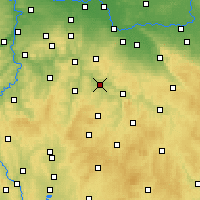Nearby Forecast Locations - Zruč nad Sázavou - Carte
