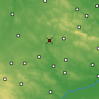 Nearby Forecast Locations - Chęciny - Carte