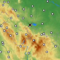 Nearby Forecast Locations - Paczków - Carte