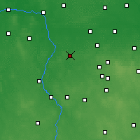 Nearby Forecast Locations - Poddębice - Carte