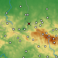Nearby Forecast Locations - Zawidów - Carte