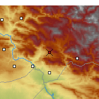 Nearby Forecast Locations - Şırnak - Carte