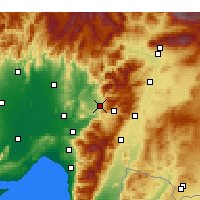 Nearby Forecast Locations - Düziçi - Carte