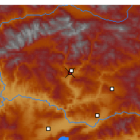 Nearby Forecast Locations - Tunceli - Carte