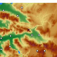 Nearby Forecast Locations - Buldan - Carte