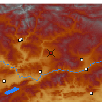 Nearby Forecast Locations - Karakoçan - Carte