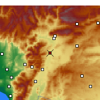 Nearby Forecast Locations - Türkoğlu - Carte