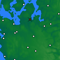 Nearby Forecast Locations - Skive - Carte