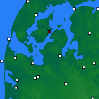 Nearby Forecast Locations - Nykøbing Mors - Carte