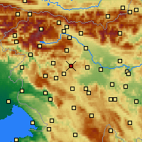 Nearby Forecast Locations - Gorenja vas-Poljane - Carte