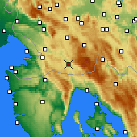 Nearby Forecast Locations - Ilirska Bistrica - Carte
