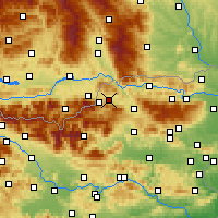 Nearby Forecast Locations - Prevalje - Carte