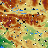 Nearby Forecast Locations - Tržič - Carte