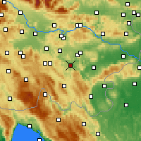 Nearby Forecast Locations - Žužemberk - Carte