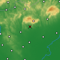 Nearby Forecast Locations - Gyöngyös - Carte