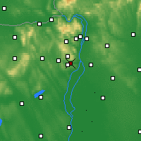 Nearby Forecast Locations - Budaörs - Carte
