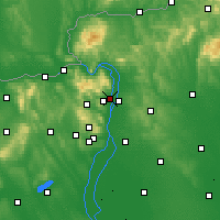 Nearby Forecast Locations - Szentendre - Carte