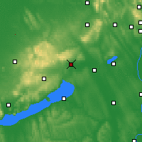 Nearby Forecast Locations - Várpalota - Carte