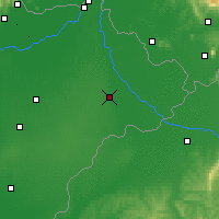 Nearby Forecast Locations - Mátészalka - Carte
