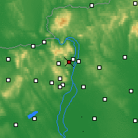 Nearby Forecast Locations - Pomáz - Carte