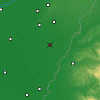 Nearby Forecast Locations - Berettyóújfalu - Carte