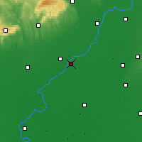 Nearby Forecast Locations - Tiszafüred - Carte