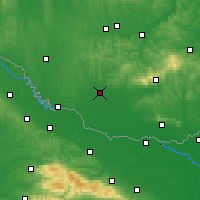 Nearby Forecast Locations - Szigetvár - Carte