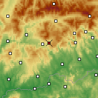 Nearby Forecast Locations - Hriňová - Carte