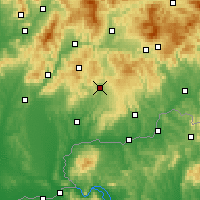 Nearby Forecast Locations - Krupina - Carte