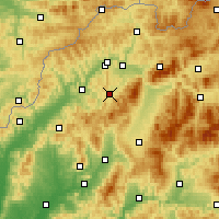 Nearby Forecast Locations - Rajec - Carte