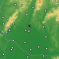 Nearby Forecast Locations - Sereď - Carte