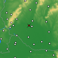 Nearby Forecast Locations - Sládkovičovo - Carte