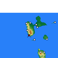 Nearby Forecast Locations - Basse-Terre - Carte