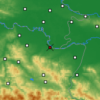 Nearby Forecast Locations - Brčko - Carte
