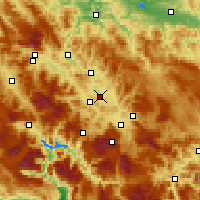 Nearby Forecast Locations - Visoko - Carte