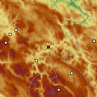 Nearby Forecast Locations - Goražde - Carte