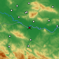 Nearby Forecast Locations - Gradiška - Carte