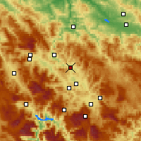 Nearby Forecast Locations - Kakanj - Carte