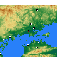Nearby Forecast Locations - Kurashiki - Carte