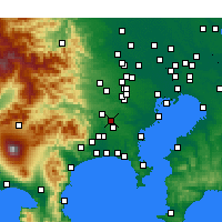 Nearby Forecast Locations - Machida - Carte