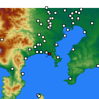 Nearby Forecast Locations - Kamakura - Carte