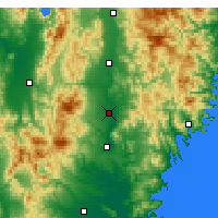 Nearby Forecast Locations - Ōshū - Carte