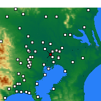 Nearby Forecast Locations - Misato - Carte